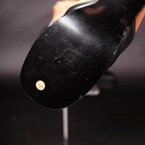 1970s Black Mary Jane Platforms Heels Shoes